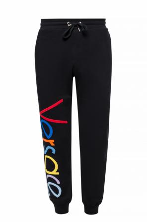 Logo-embroidered sweatpants, zdjęcie 1 Logo-embroidered sweatpants od Versace